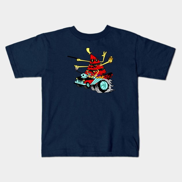 Bills Nightmare Hot Rod! Kids T-Shirt by RobotGhost